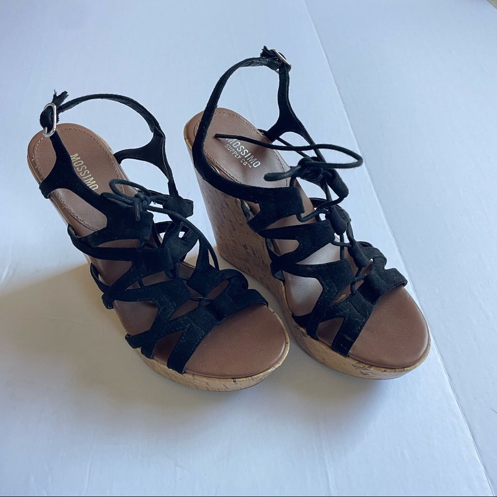 Lace Up Wedges - Picture 2 of 3